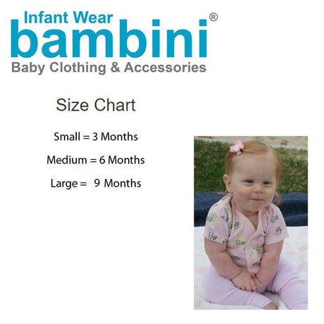 Girls Newborn Baby 3 Pc Layette Sets