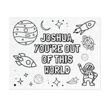 Personalized Coloring Puzzle: Valentine's Day Themes by Creative Crayons Workshop