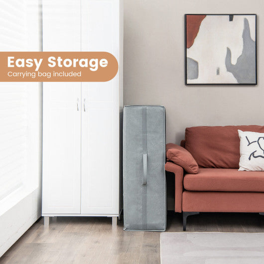 4 Inch Tri-fold Cool Gel Memory Foam Mattress-Twin XL