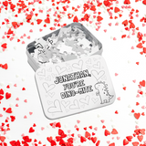 Personalized Coloring Puzzle: Valentine's Day Themes by Creative Crayons Workshop
