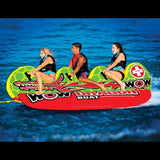 WOW Sports Dragon Boat 3 Person Towable Water Tube For Pool and Lake (13-1060) by Jupiter Gear