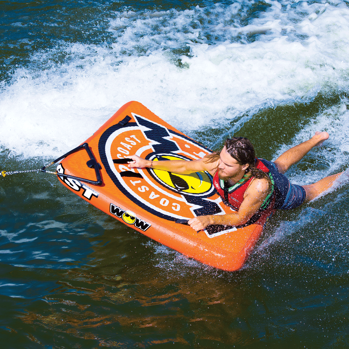WOW Sports Wow Toast Towable Water Tube and Lounge Chair (18-1200) by Jupiter Gear