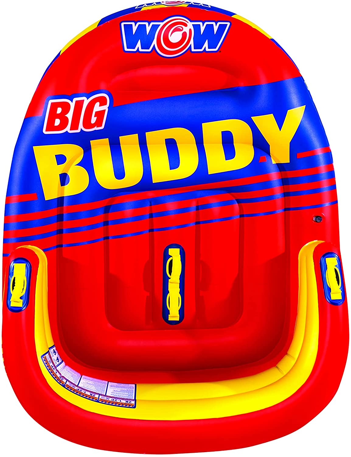 WOW Sports Big Buddy 2 Person 2P Towable (22-WTO-3981) by Jupiter Gear
