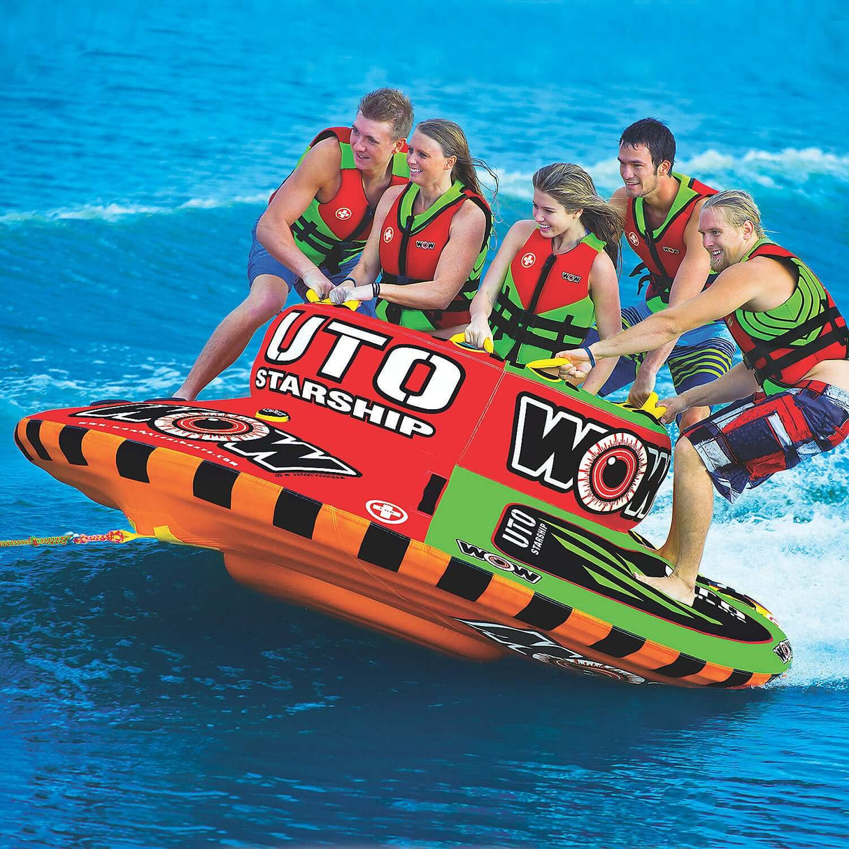 Wow Sports UTO Starship 1-5 Person Towable (15-1110) by Jupiter Gear