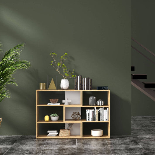 Open Shelf Bookcase with 6 Grids