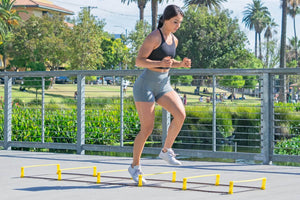 Raised Agility Ladder, 6 Rungs by Jupiter Gear