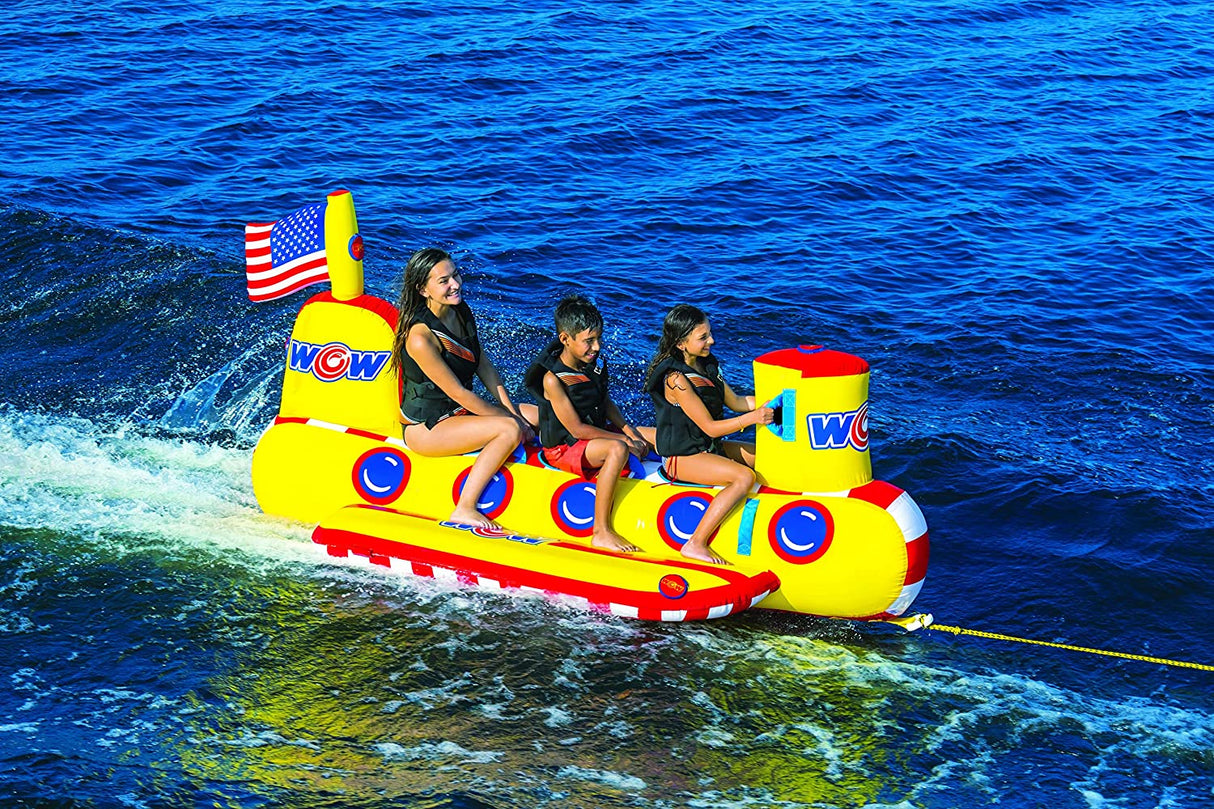 WOW Sports Submarine 3 Person 3P Towable (22-WTO-3973) by Jupiter Gear