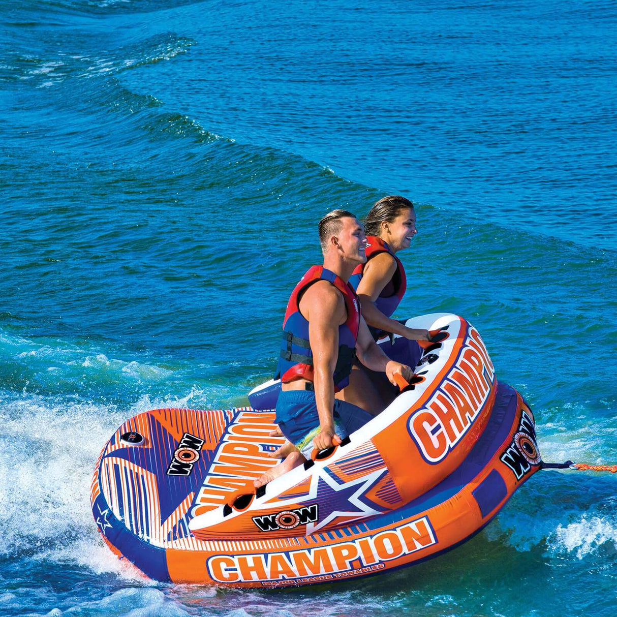 WOW Sports Champion 2-Person Towable (21-1000) by Jupiter Gear