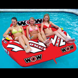 WOW Sports 3 Person Coupe Cockpit Towable Water Tube For Pool and Lake (15-1040) by Jupiter Gear