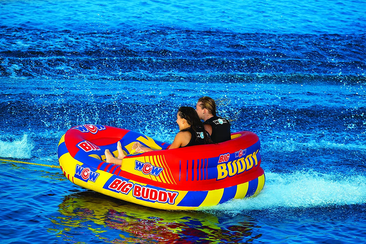 WOW Sports Big Buddy 2 Person 2P Towable (22-WTO-3981) by Jupiter Gear
