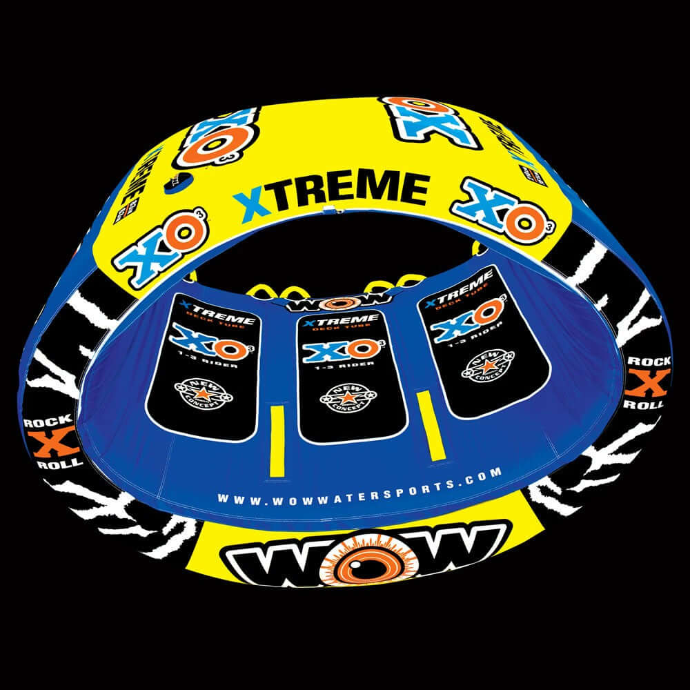 WOW Sports XO XTREME 1-3 Person Towable (12-1030) by Jupiter Gear