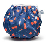 L/E Lauren Holiday Summer Cherry Bomb Print Nageuret Swim Diaper - 100% Proceeds to CF Foundation by Beau & Belle Littles