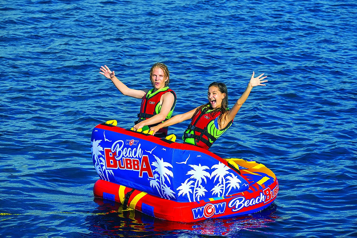 WOW Sports Beach Bubba 2 Person 2P Towable (22-WTO-3979) by Jupiter Gear