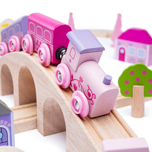 Fairy Town Train Set by Bigjigs Toys US