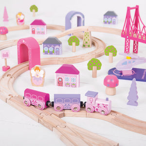 Fairy Town Train Set by Bigjigs Toys US