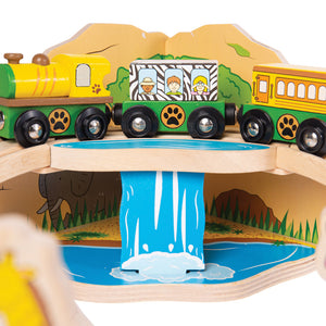 Safari Train Set by Bigjigs Toys US