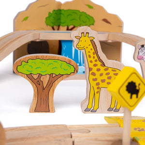 Safari Train Set by Bigjigs Toys US