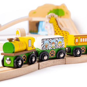 Safari Train Set by Bigjigs Toys US