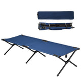 Adults Kids Folding Camping Cot-Blue