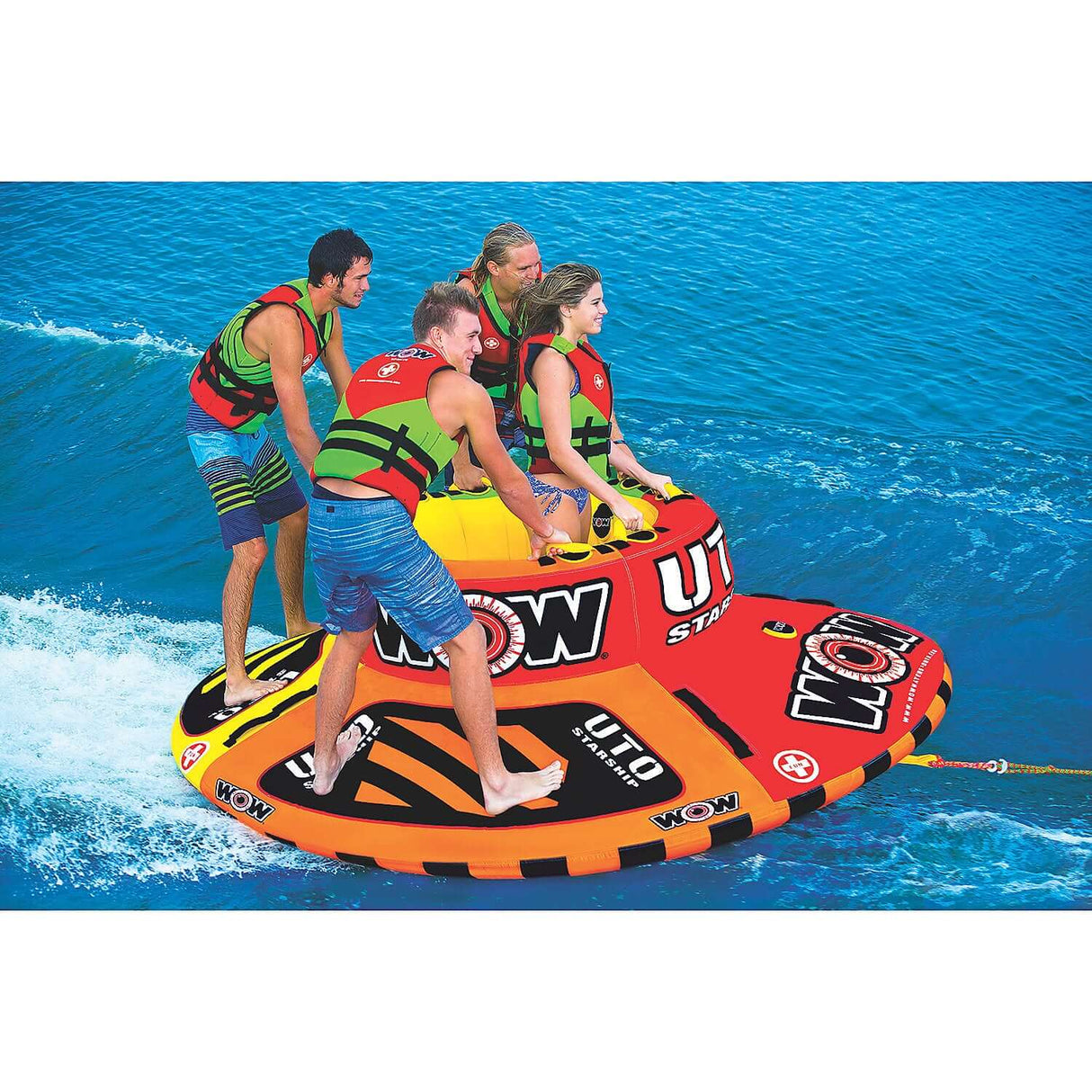 Wow Sports UTO Starship 1-5 Person Towable (15-1110) by Jupiter Gear