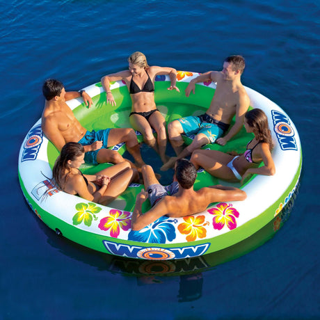 WOW Sports Floating 6 Person Water Lounge & Island - Stadium Islander (17-2040) by Jupiter Gear