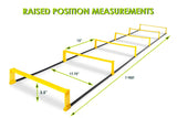 Raised Agility Ladder, 6 Rungs by Jupiter Gear