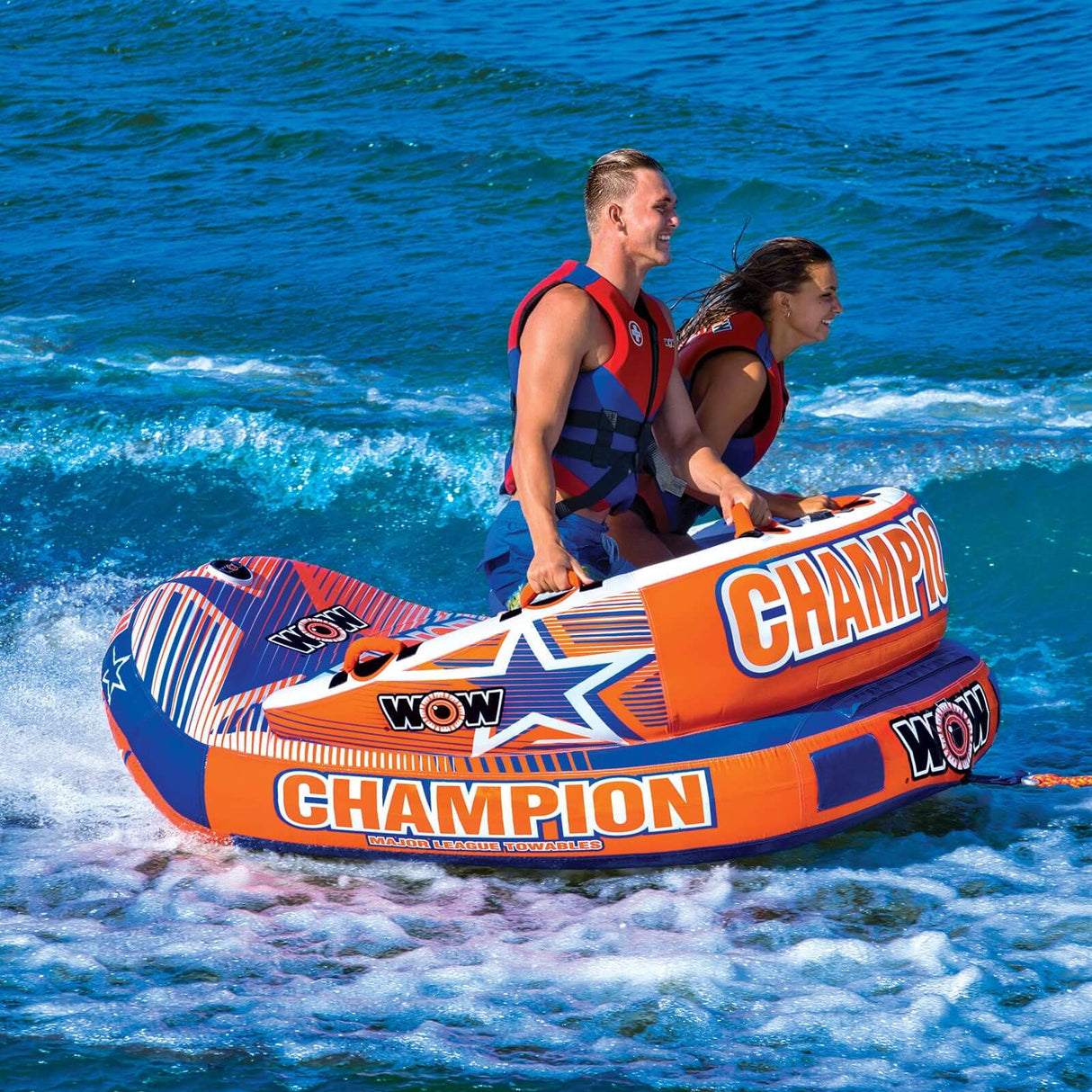 WOW Sports Champion 2-Person Towable (21-1000) by Jupiter Gear