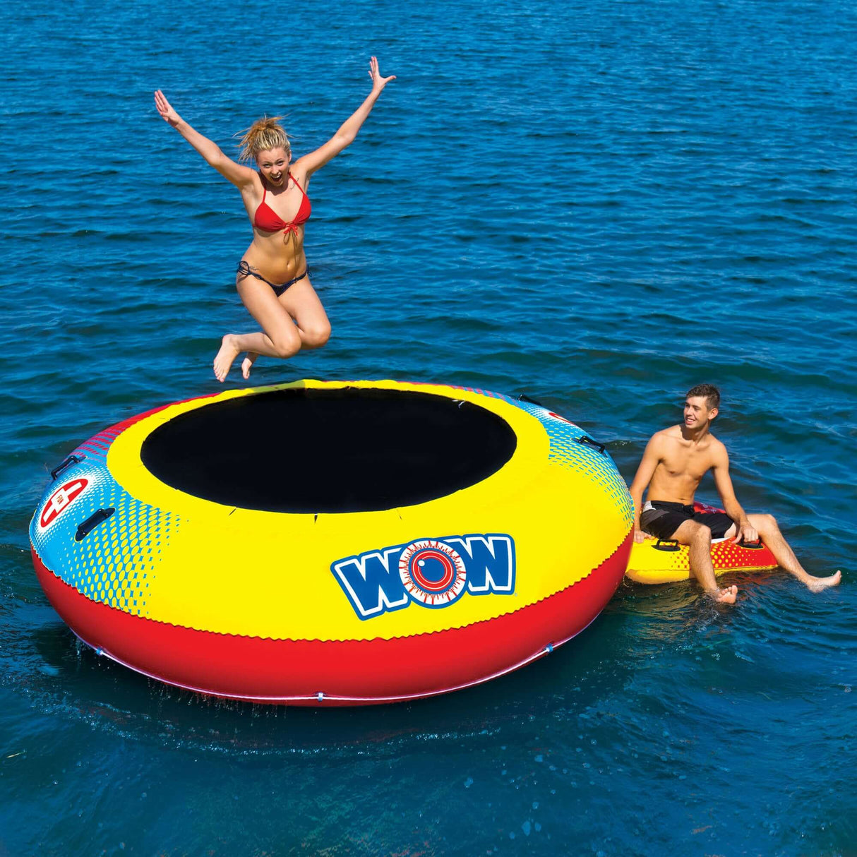 WOW Sports Floating Pool and Lake Bouncer (15-2030) by Jupiter Gear