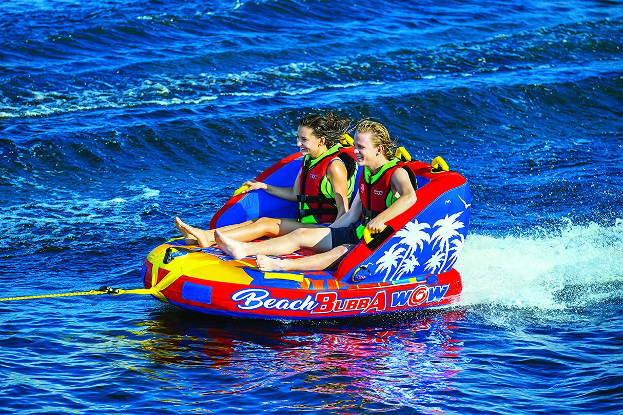 WOW Sports Beach Bubba 2 Person 2P Towable (22-WTO-3979) by Jupiter Gear