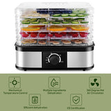 5 Tray Temperature Control Fruit Vegetable Dryer