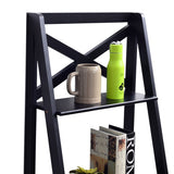 4-Tier Leaning Free Standing Ladder Shelf Bookcase