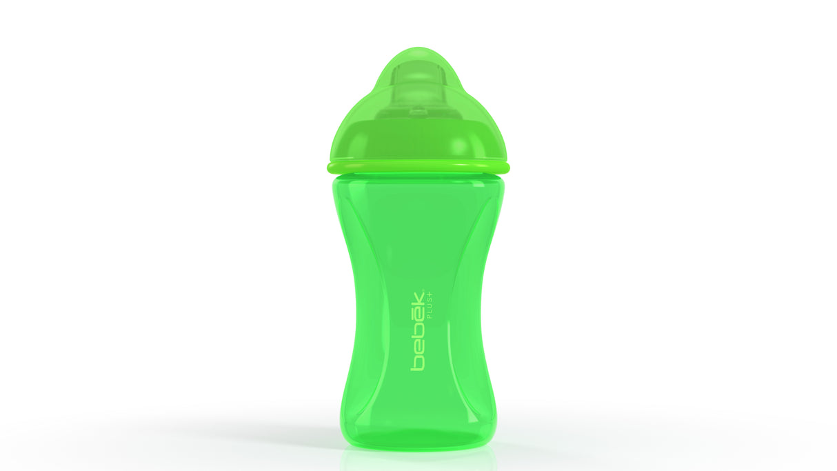 Bebek Plus Soft Spout Bottle 8oz/240ml Lime pack of 2 - Aiden's Corner Baby & Toddler Clothes, Toys, Teethers, Feeding and Accesories