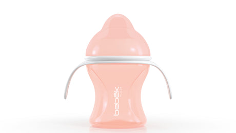 Bebek Plus 5 oz Flexible Spout with Handle Pinkbubblegum pack of 2 - Aiden's Corner Baby & Toddler Clothes, Toys, Teethers, Feeding and Accesories