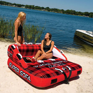 WOW Sports Super Sofa 1 to 3-Person Towable (21-1040) by Jupiter Gear