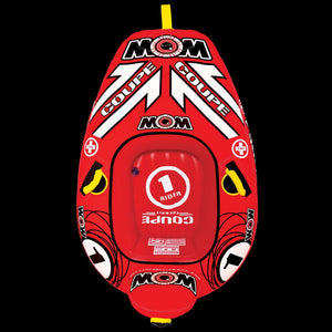 WOW Sports 1 Person Coupe Cockpit Towable Water Tube and Lounge Chair (15-1020) by Jupiter Gear