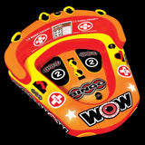 WOW Sports Bingo 2 Person Towable Water Tube For Pool and Lake (14-1060) by Jupiter Gear