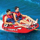 WOW Sports 2 Person Coupe Cockpit Towable Water Tube For Pool and Lake (15-1030) by Jupiter Gear