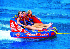 WOW Sports Beach Bubba 3 Person 3P Towable (22-WTO-3980) by Jupiter Gear