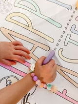 Easter Coloring Tablecloth by Creative Crayons Workshop