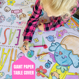 Easter Coloring Tablecloth by Creative Crayons Workshop