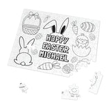 Personalized Coloring Puzzle: Easter Theme by Creative Crayons Workshop