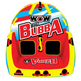 WOW Sports Big Bubba Hi Vis 2 Person Towable Water Tube For Pool and Lake by Jupiter Gear