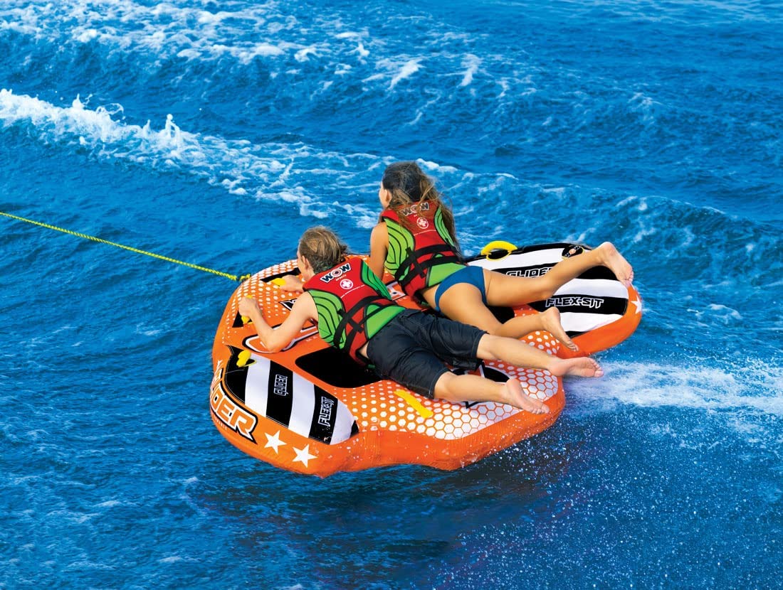 WOW Sports Glider 2 Person 2P Towable with Flex Seating (22-WTO-3966) by Jupiter Gear
