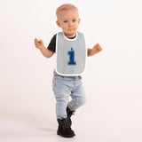 Aiden's Corner Embroidered Baby 1st Birthday Bib