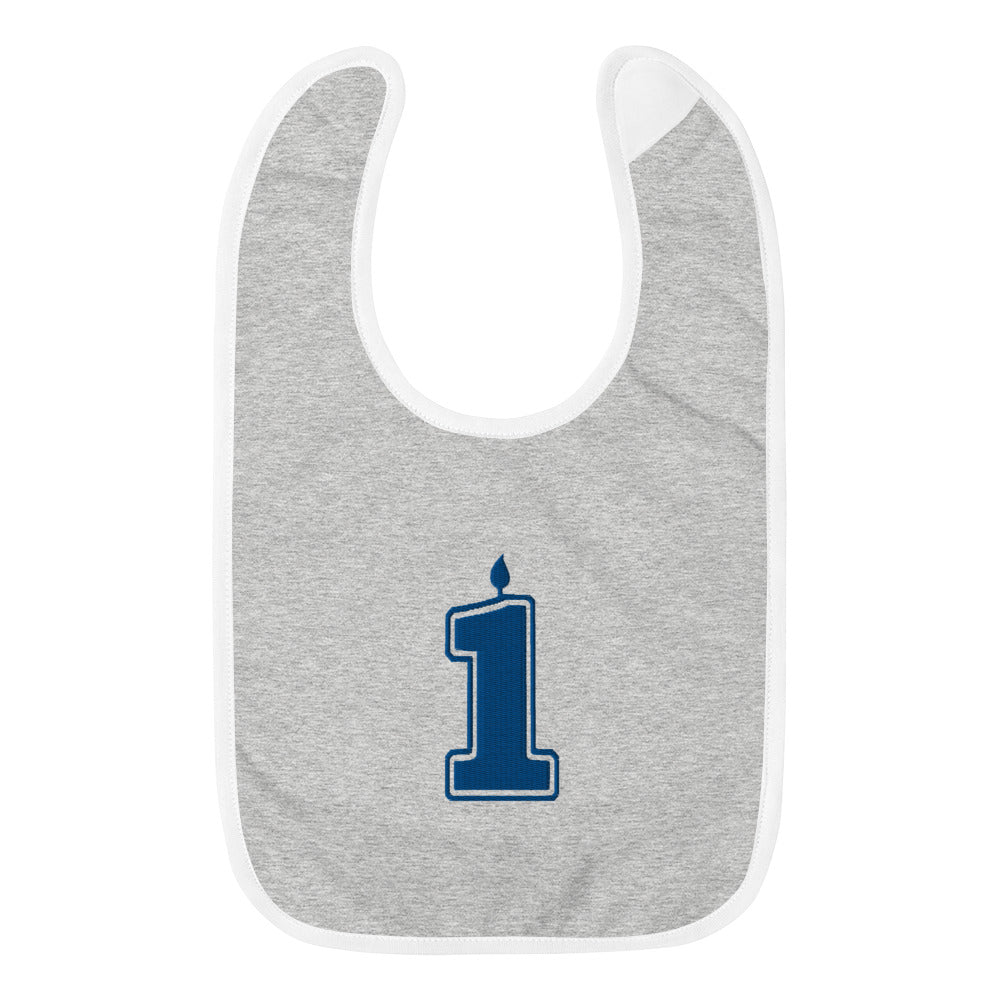 Aiden's Corner Embroidered Baby 1st Birthday Bib
