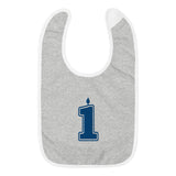 Aiden's Corner Embroidered Baby 1st Birthday Bib