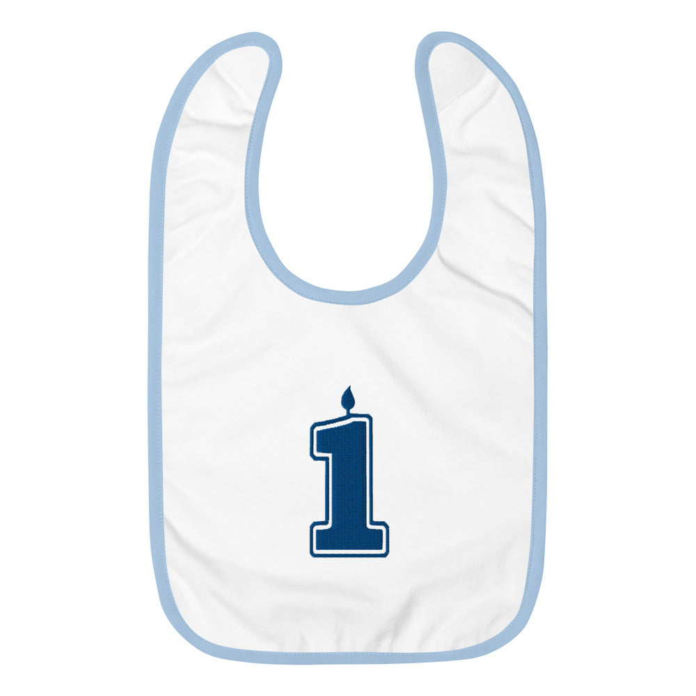 Aiden's Corner Embroidered Baby 1st Birthday Bib