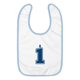 Aiden's Corner Embroidered Baby 1st Birthday Bib