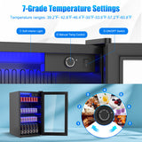 120 Can Beverage Mini Refrigerator with Glass Door