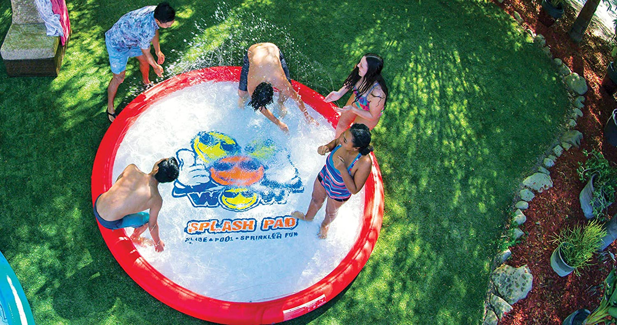 WOW Sports Super Splash Pad 12' with Sprinkler (21-2050) by Jupiter Gear
